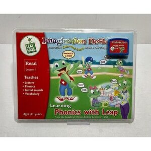 LEAP FROG IMAGINATION DESK LESSON 1 PHONICS WITH LEAP NEW-SEALED